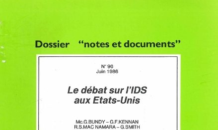 Le débat sur l’IDS aux États-Unis