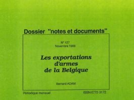 Les exportations d’armes de la Belgique
