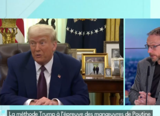 Yannick Quéau sur le plateau de LN24 pour la chronique du GRIP le dessous des cartes