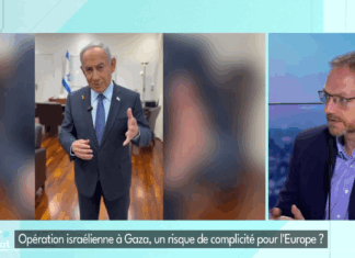 Yannick Quéau, le directeur du GRIP sur le plateau de LN24 pour la chronique "Le dessous des guerres"