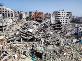 images de ruines de Gaza