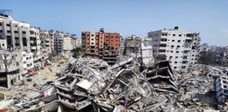 images de ruines de Gaza