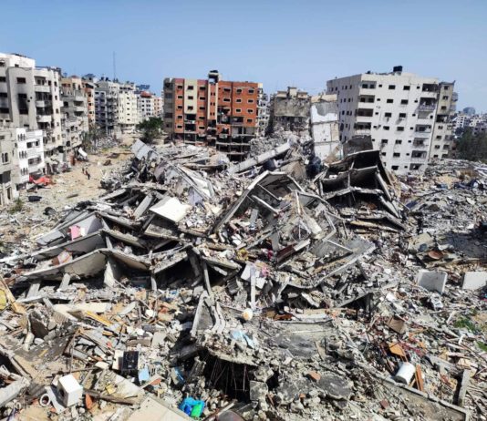 images de ruines de Gaza