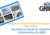 Le GRIP a besoin de vous