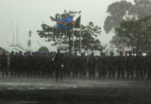 cérémonie de remise de décorations aux soldats du Bataillon indien de la MONUSCO - 2014 Crédit : MONUSCO - Equipe photo