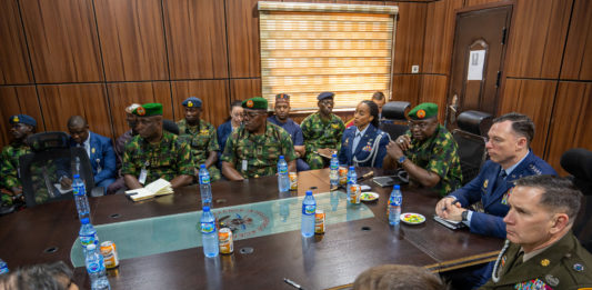 Visite des représentants de l’US Africa Command (AFRICOM) au Nigeria dans le cadre du renforcement du partenariat sécuritaire entre les deux pays, le 9 février 2026.