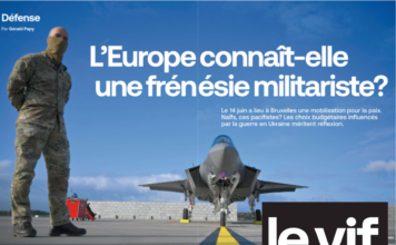 Yannick Quéau dans Le Vif: « Il n’y pas d’impréparation européenne en matière militaire. On dépense trois fois plus que la Russie »