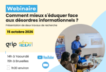 Webinaire – Comment mieux s’éduquer face aux désordres informationnels ? Présentation de deux travaux de recherche